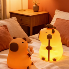 Capybara Silicone Night Light Set