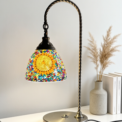 Turkish Mosaic Arched Desk Lamp