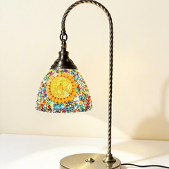 Turkish Mosaic Arched Desk Lamp