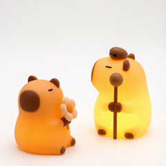 Capybara Silicone Night Light Set