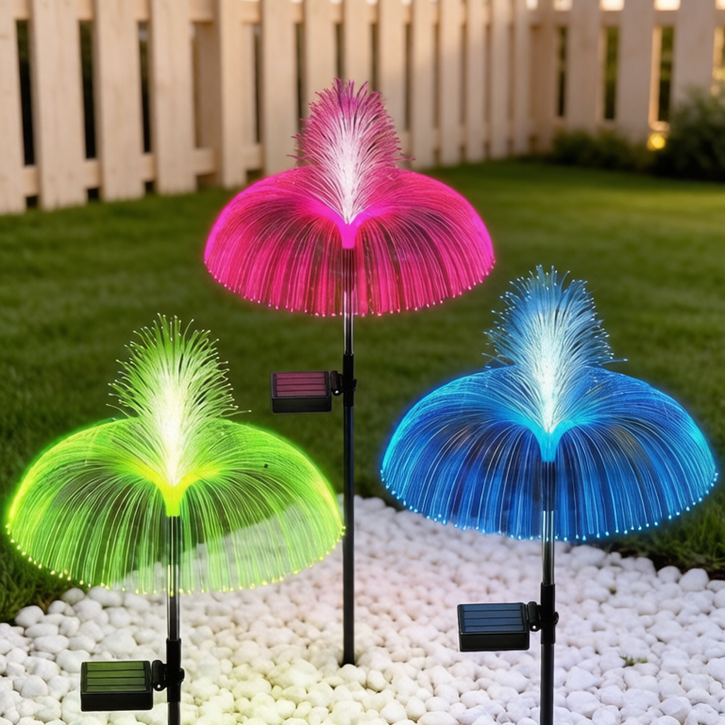 Solar Fiber Optic Garden Light