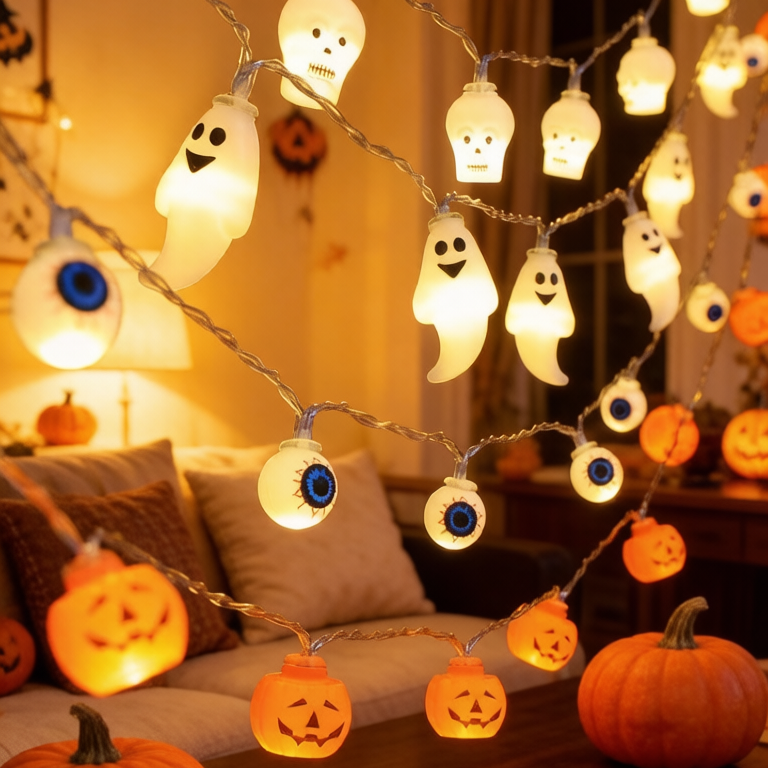 Halloween Theme Decorative String Lights