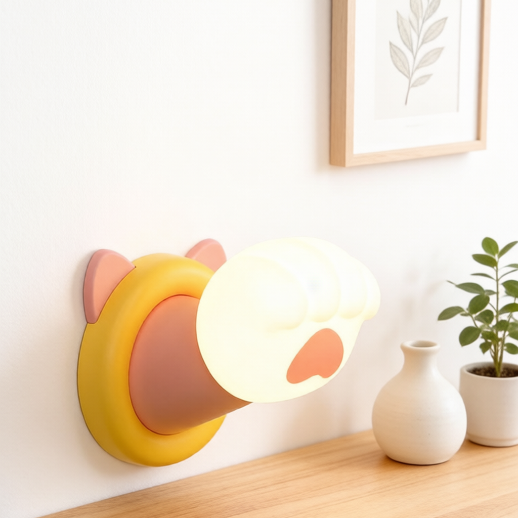 Lucky Cat Paw Night Light