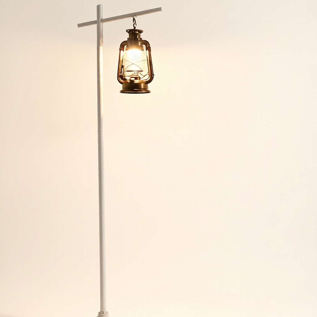 Vintage Kerosene Floor Lamp